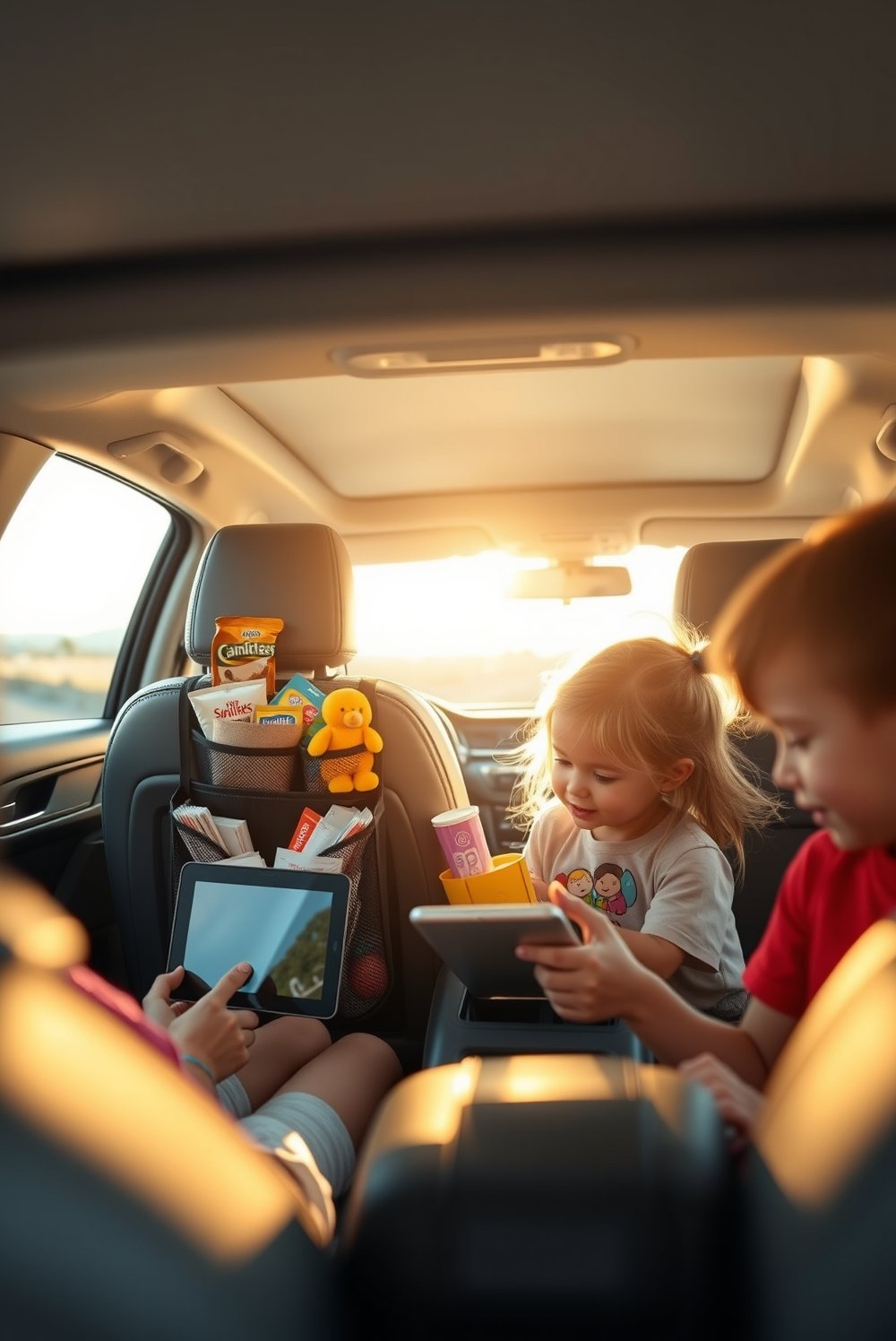 car seat organizer back seat - Illustration 1