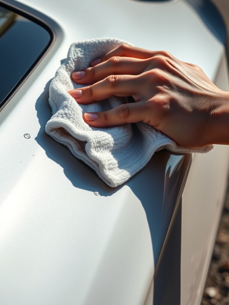 waterless wash in action