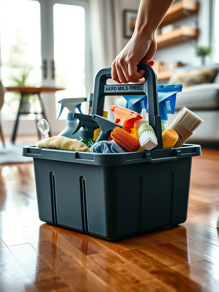 tool caddy in action