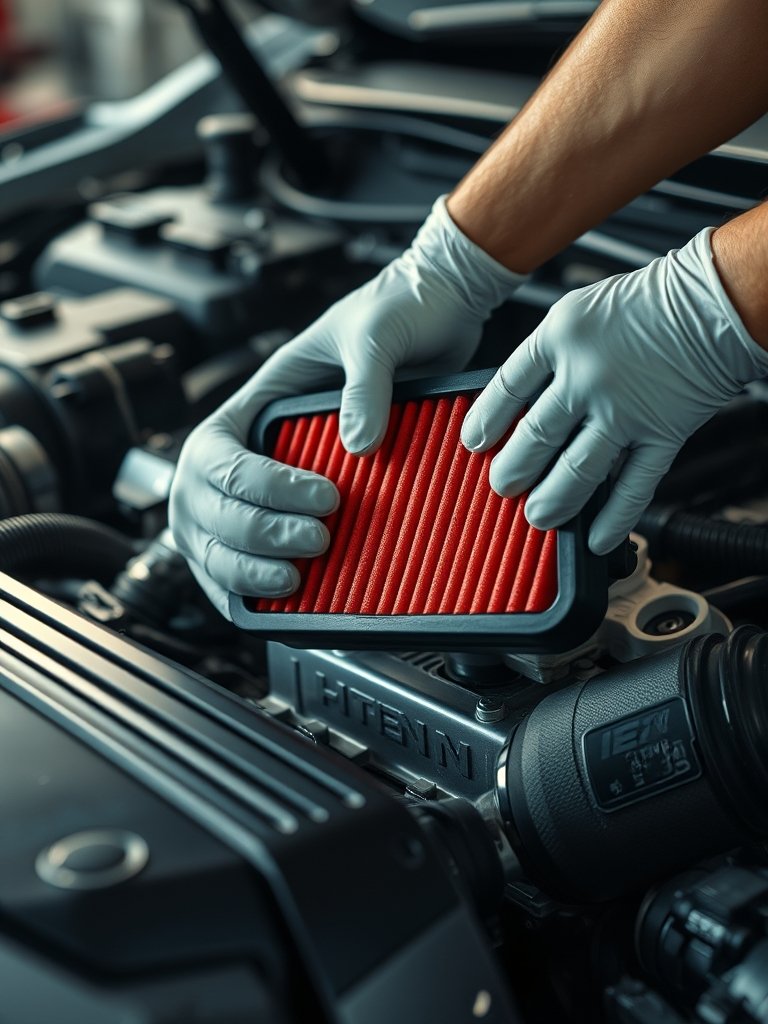 air filter in action