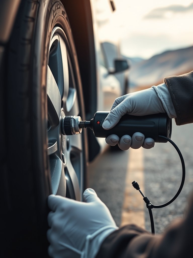 tire inflator portable 12V - Illustration 2